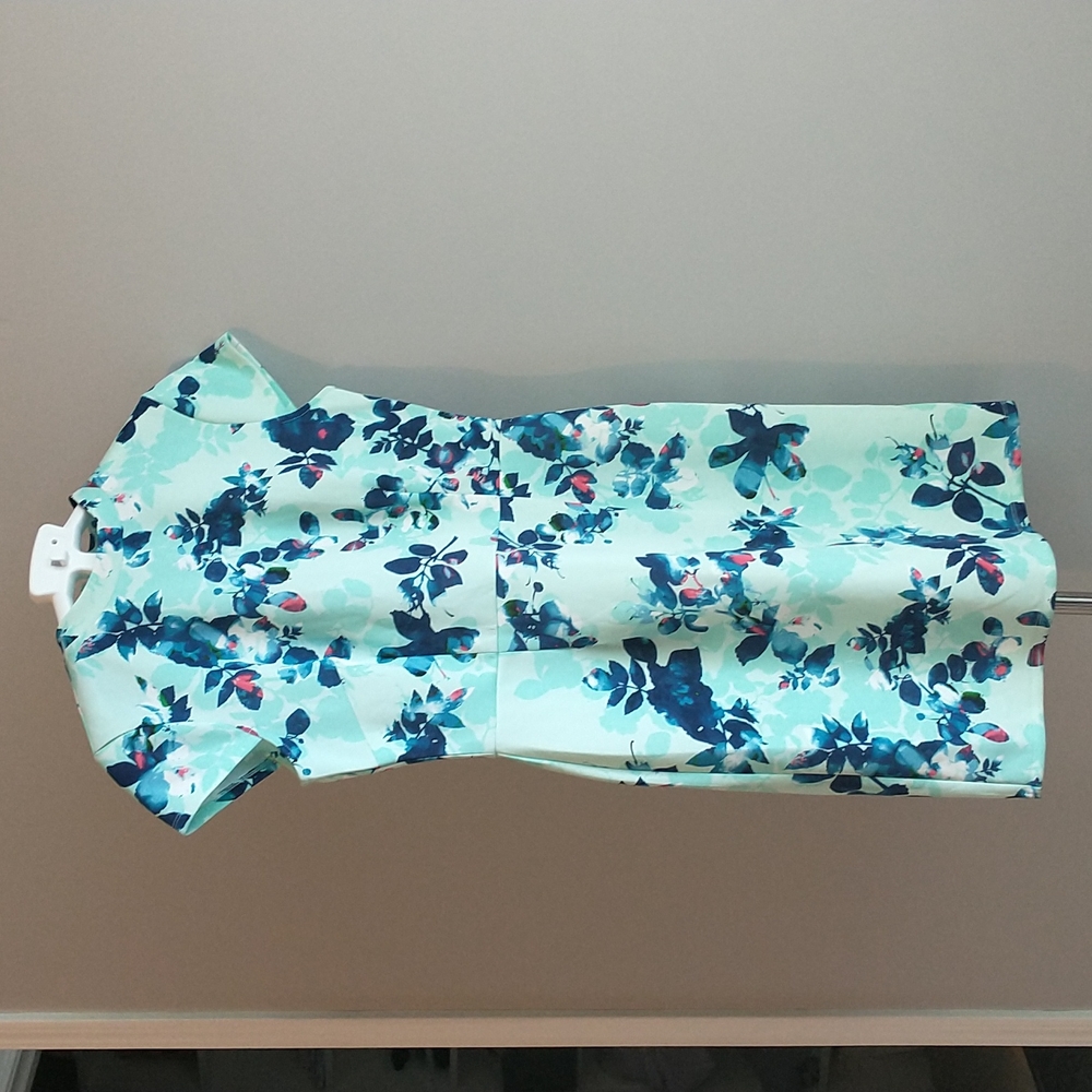 NWT mint abstract floral dress